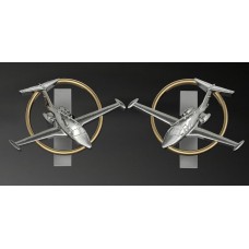 Eclipse Jet Cuff Links